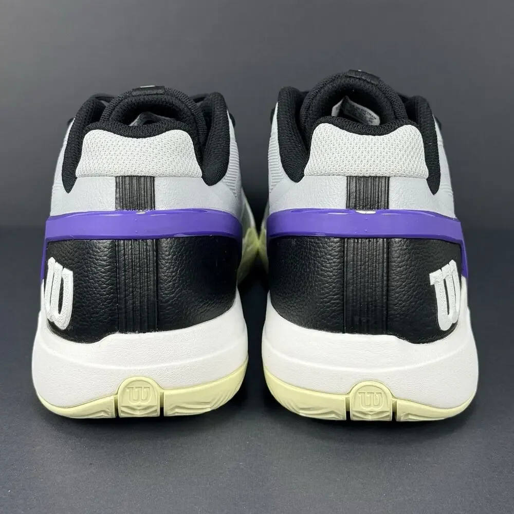 Wilson Rush Pro 5 SAMPLE Men's Tennis Shoes 10 Size WRS33853S White/Black/Purple